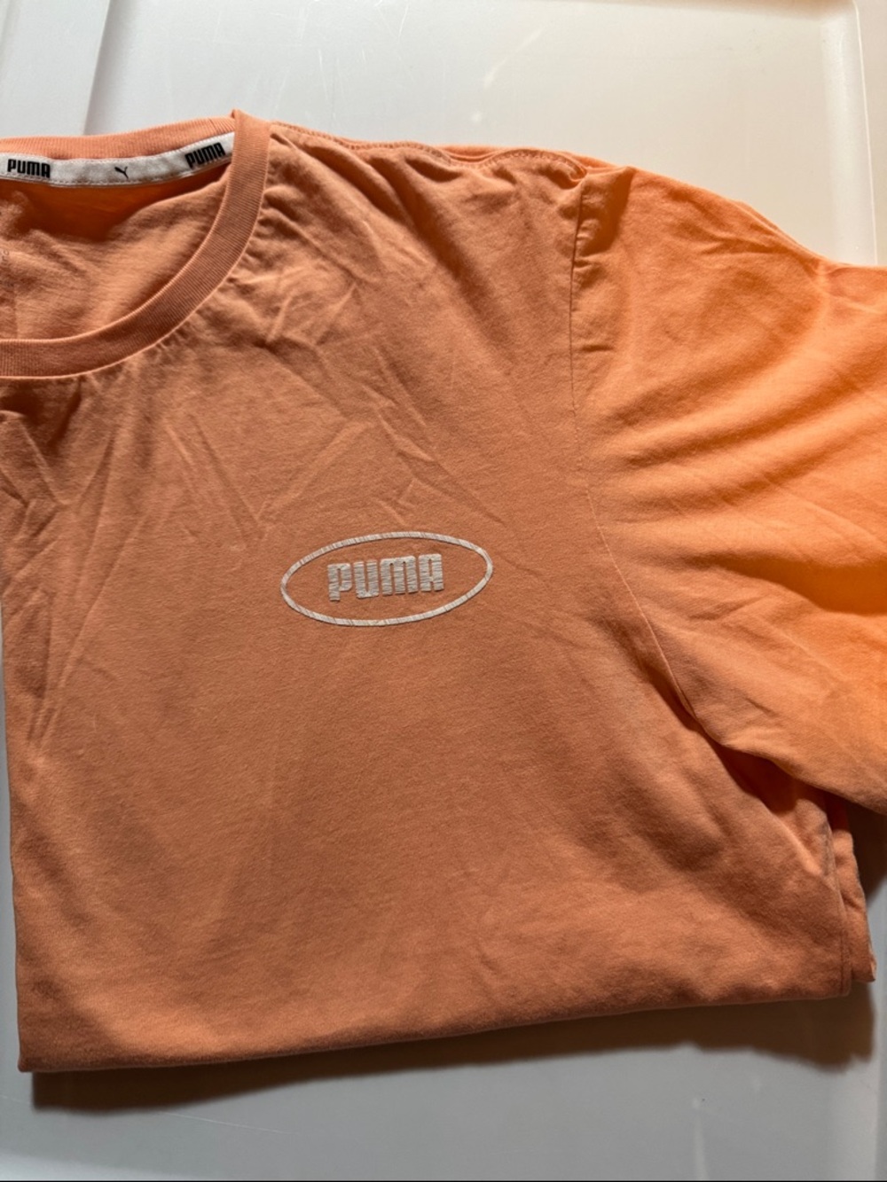 Puma Peach Short Sleeve Crewneck Tee